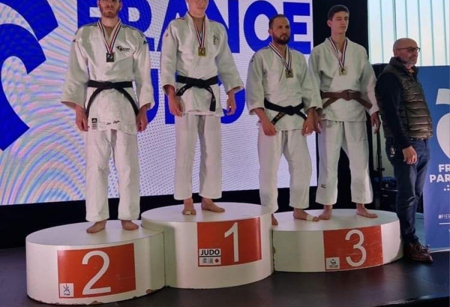 Youn Balcou champion de France para judo 2023